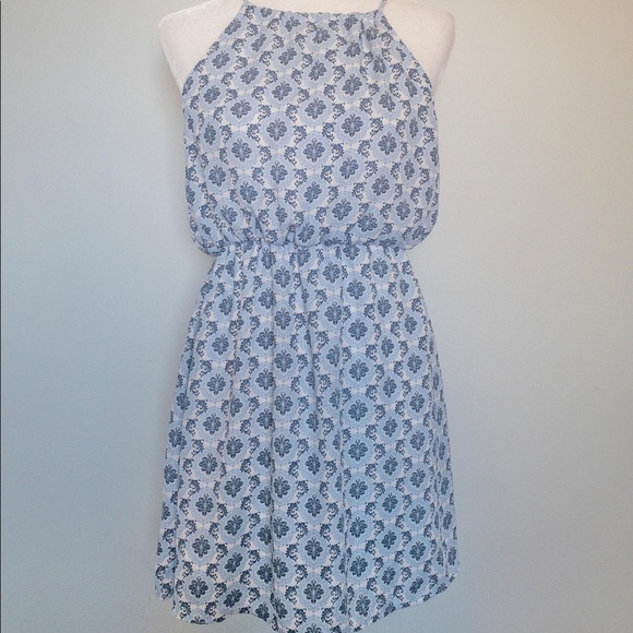 High-Neck Mini Dress - Picture 2 of 6